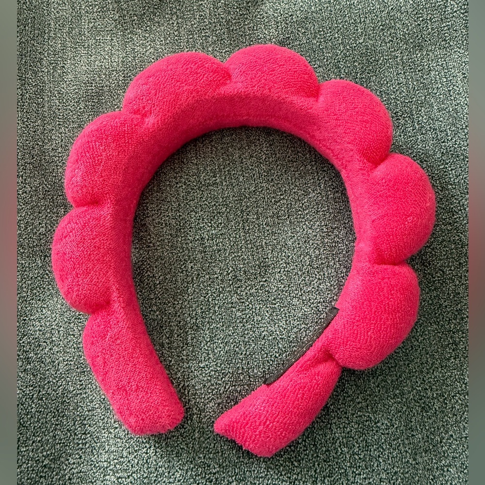 Pink Scalloped Headband
